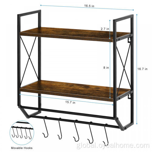 Bathroom Items Storage Wall Mounted Bathroom Shelf with Towel Bar Supplier